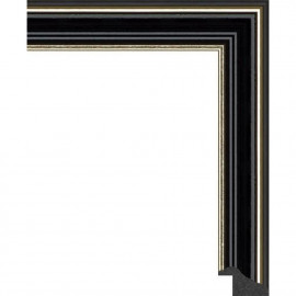 125N.RS.328 Пластиковый багет Черный 