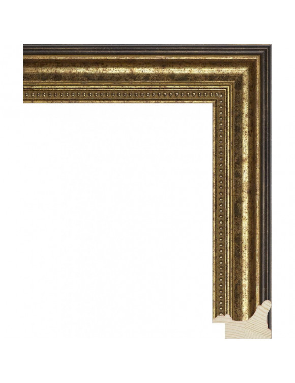 RS033.1.247 Деревянный багет золотой в интернет-магазине зеркальной мастерской ЗЕРКАЛА-М фото